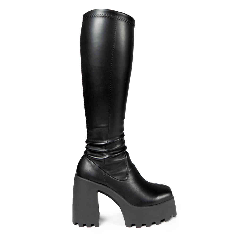 Altercore - Wendell Bottes de plate-forme - Noir